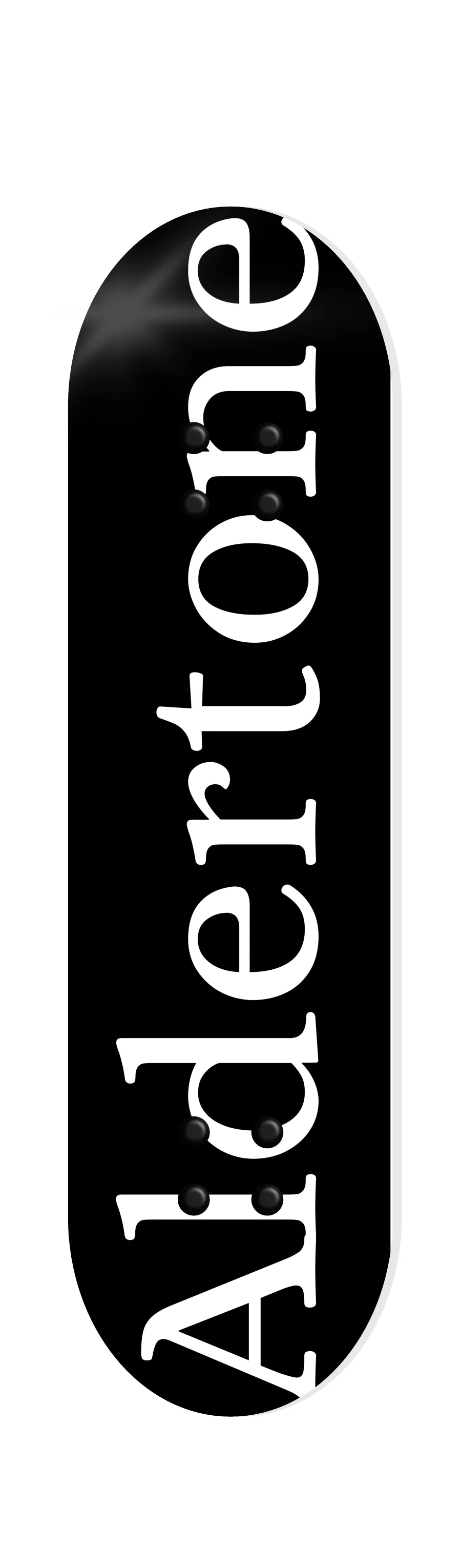 Aldertone 8” Aldertone big skateboard deck.