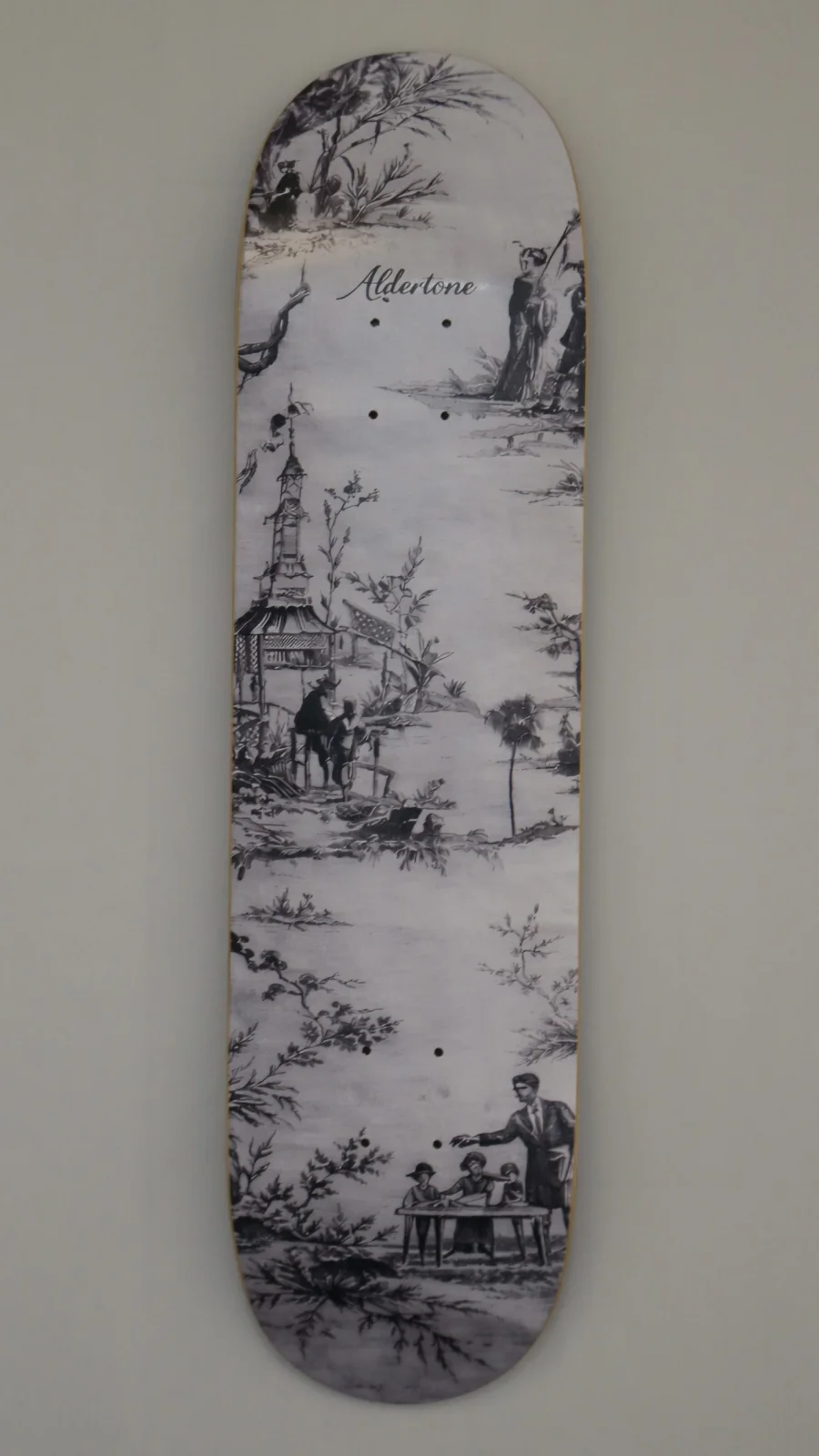 Aldertone Jouy skateboard deck.