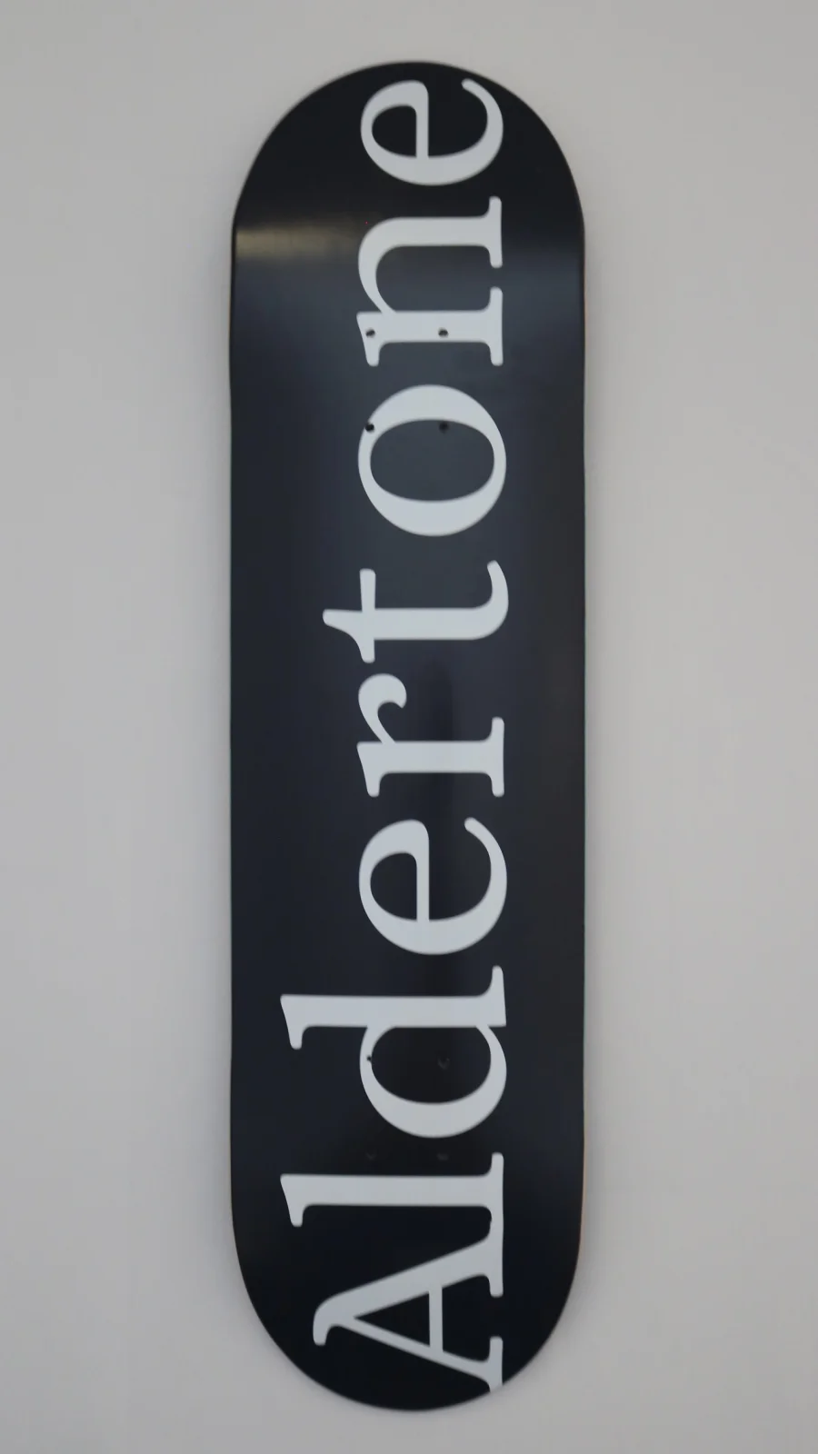 Aldertone Aldertone big skateboard deck.