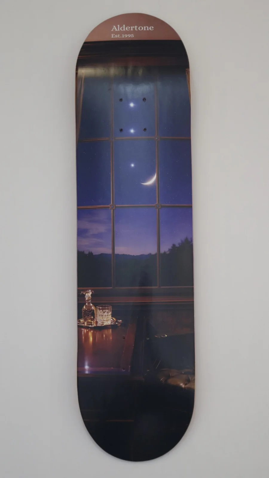 Aldertone Alnitak skateboard deck.