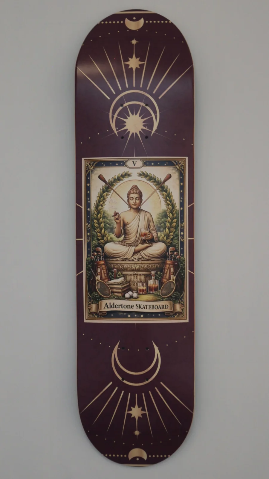 Aldertone Serenity skateboard deck.