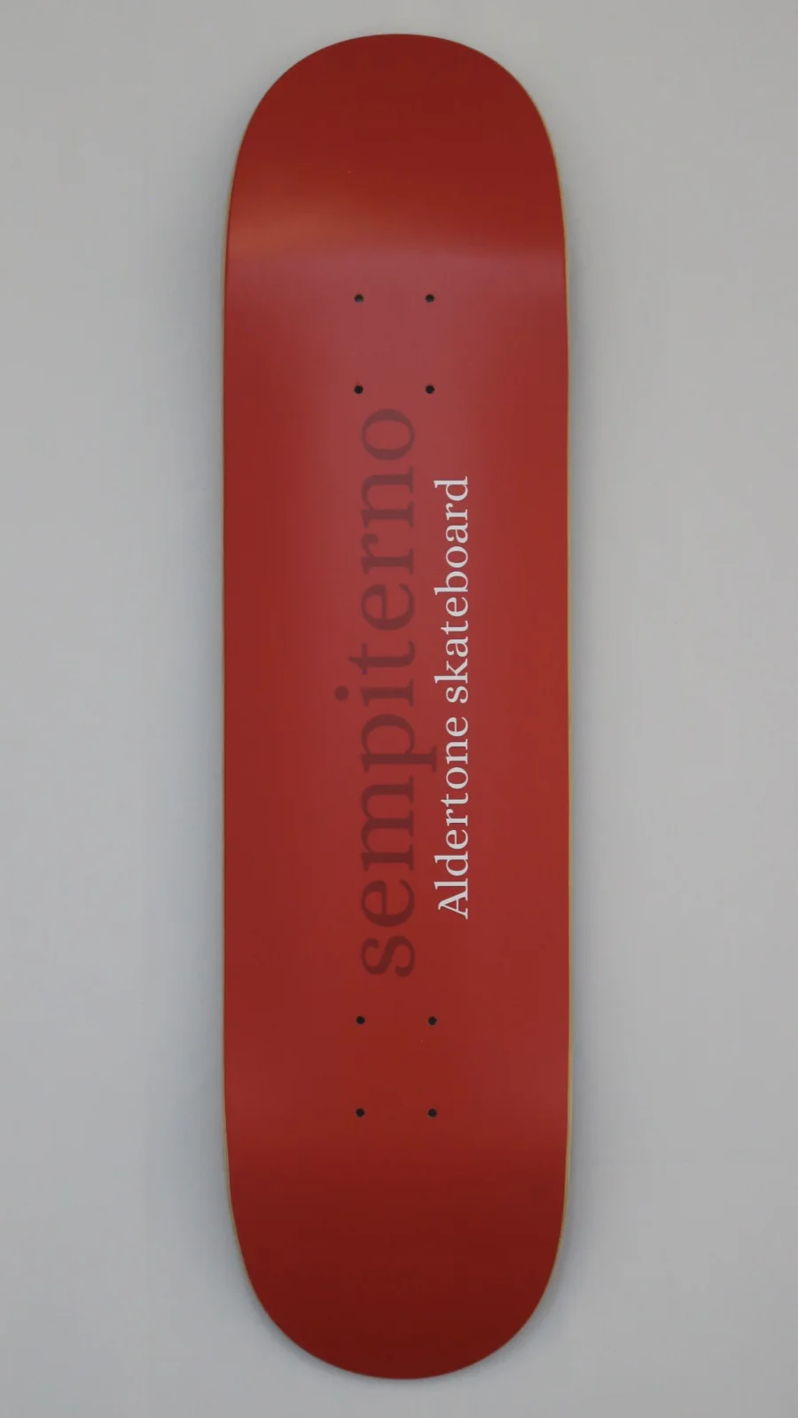 Aldertone Sempiterno skateboard deck.